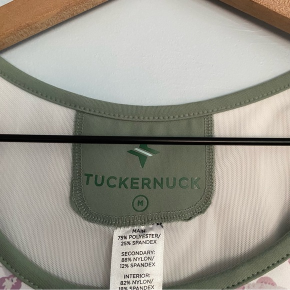 Tuckernuck Meadow Green Floral Chintz Sports Bra - Picture 4 of 8